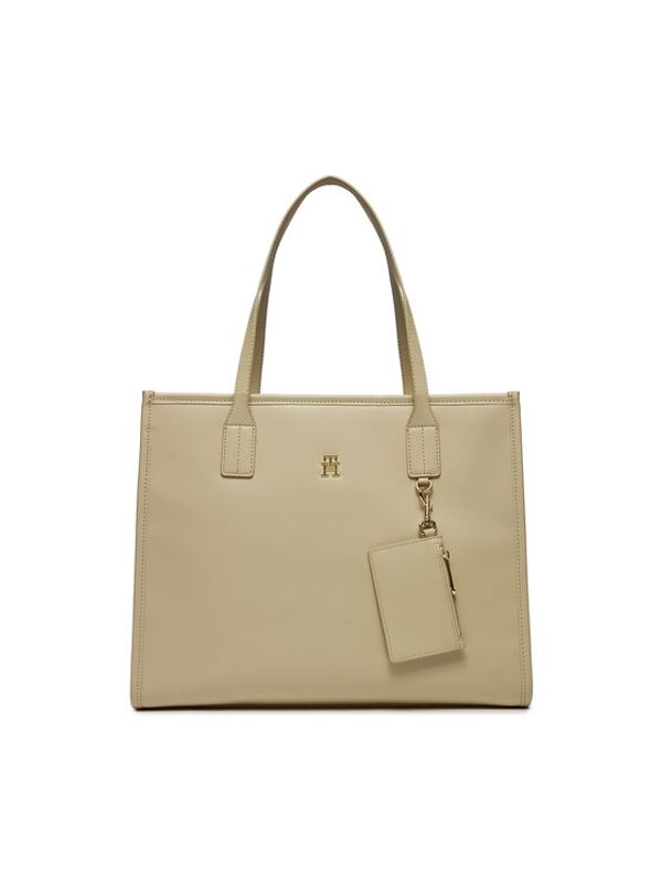 Tommy Hilfiger Tommy Hilfiger Torbica Th City Tote AW0AW15690 Bijela