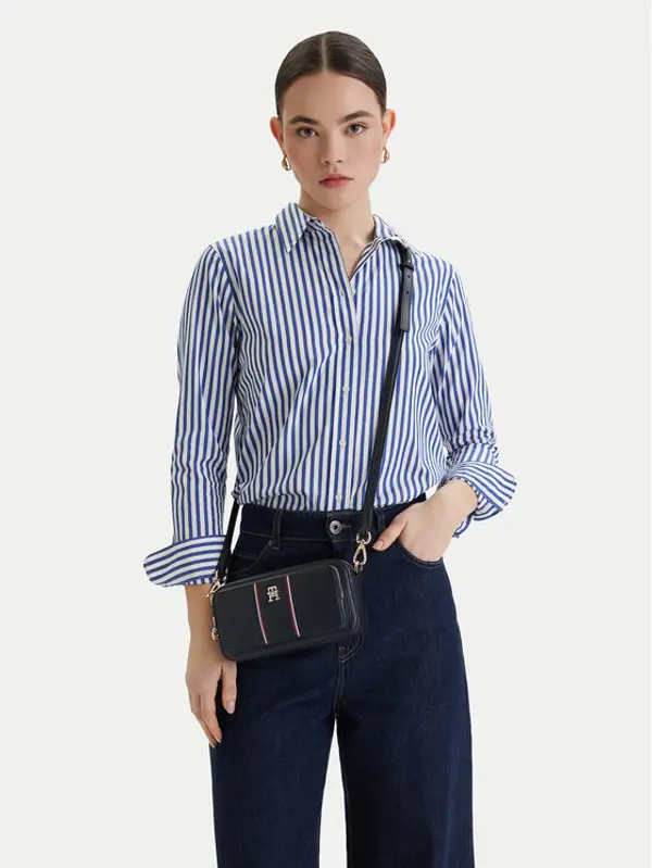 Tommy Hilfiger Tommy Hilfiger Torbica Th Daily Camera Bag Corp AW0AW18640 Tamnoplava