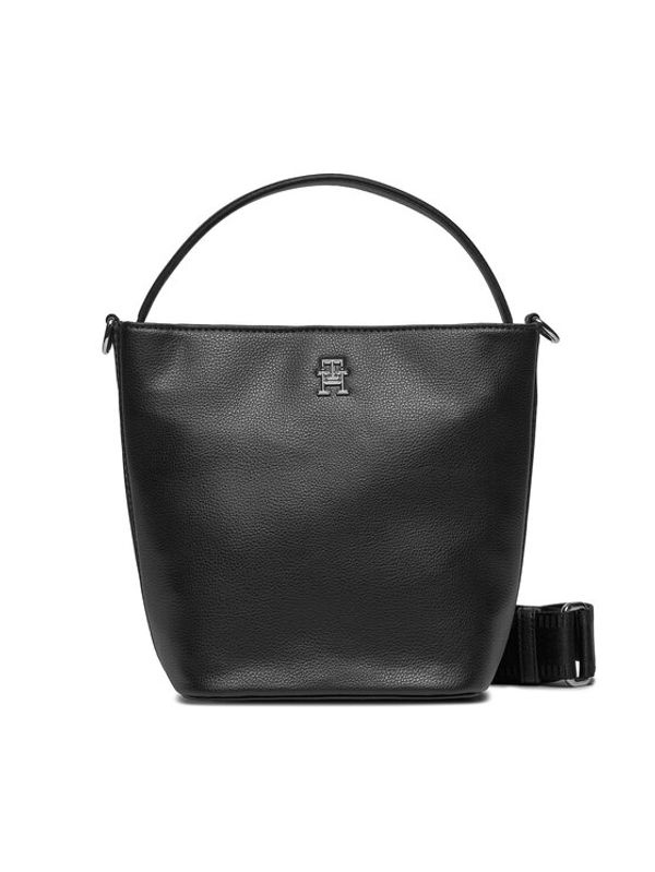 Tommy Hilfiger Tommy Hilfiger Torbica Th Essential Sc Bucket AW0AW15706 Crna