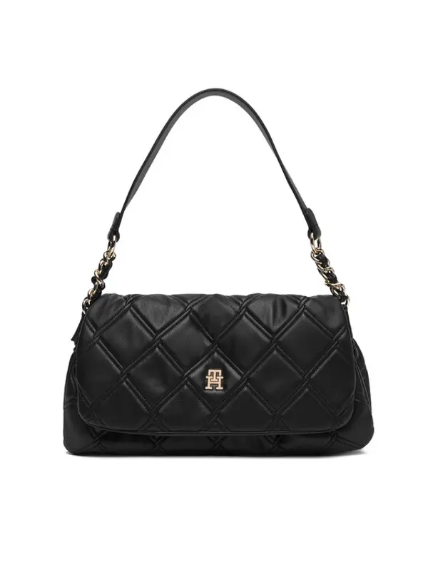 Tommy Hilfiger Tommy Hilfiger Torbica Th Feminine Shoulder Bag AW0AW18717 Crna