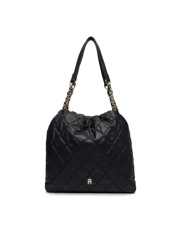 Tommy Hilfiger Tommy Hilfiger Torbica Th Feminine Tote AW0AW18719 Crna