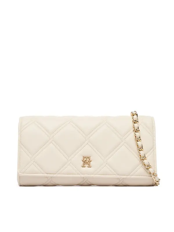 Tommy Hilfiger Tommy Hilfiger Torbica Th Feminine Wallet On Chain AW0AW18795 Krem