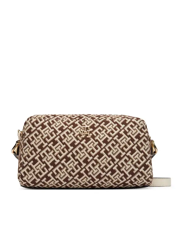 Tommy Hilfiger Tommy Hilfiger Torbica Th Grace Camera Bag Jacquard AW0AW18864 Smeđa