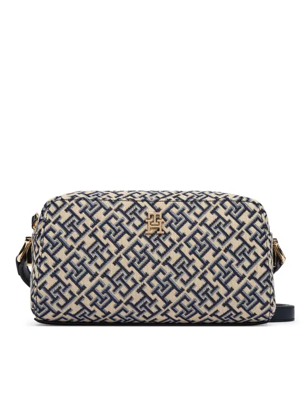 Tommy Hilfiger Tommy Hilfiger Torbica Th Grace Camera Bag Jacquard AW0AW18864 Tamnoplava