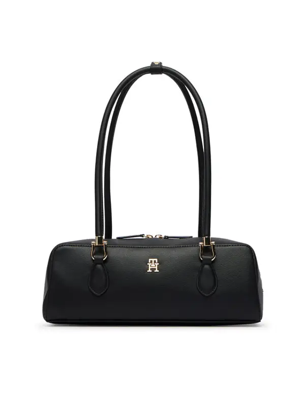Tommy Hilfiger Tommy Hilfiger Torbica Th Grace Shoulder Bag AW0AW18748 Crna