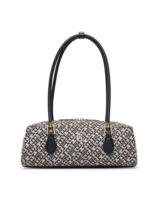 Tommy Hilfiger Tommy Hilfiger Torbica Th Grace Shoulder Bag Jacquard AW0AW18752 Plava