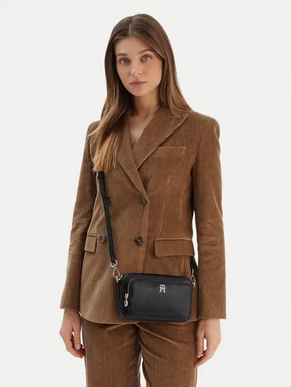 Tommy Hilfiger Tommy Hilfiger Torbica Th Icon Camera Bag AW0AW18120 Crna