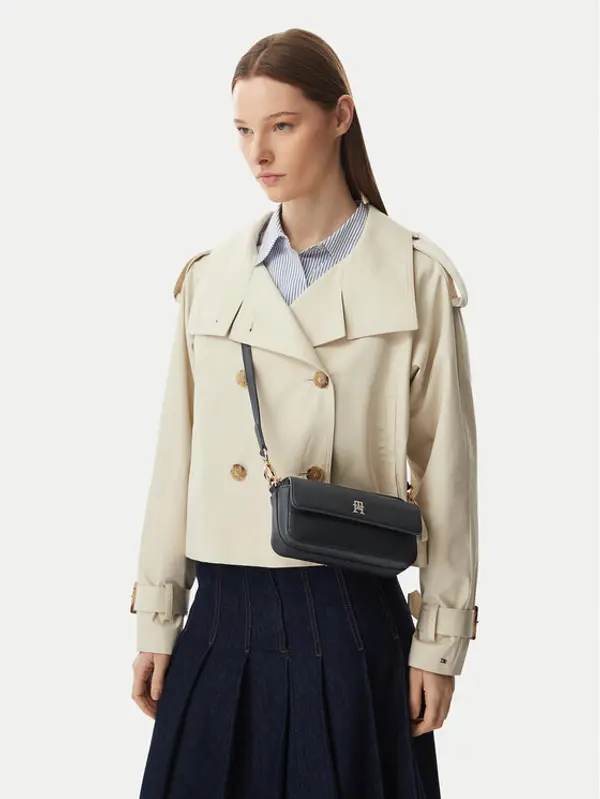 Tommy Hilfiger Tommy Hilfiger Torbica Th Icon Camera Bag AW0AW18721 Crna