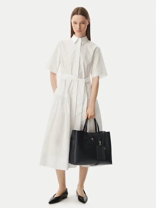 Tommy Hilfiger Tommy Hilfiger Torbica Th Icon Satchel AW0AW18723 Crna