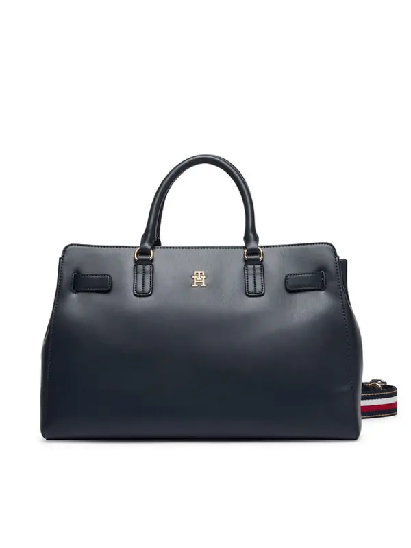 Tommy Hilfiger Tommy Hilfiger Torbica Th Joy Satchel Corp AW0AW19318 Tamnoplava