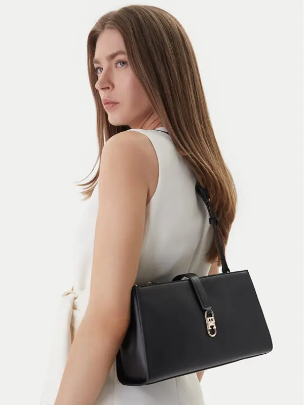 Tommy Hilfiger Tommy Hilfiger Torbica Th Libre Shoulder Bag AW0AW17718 Crna
