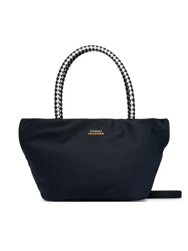 Tommy Hilfiger Tommy Hilfiger Torbica Th Marina Bucket Nylon AW0AW18831 Tamnoplava