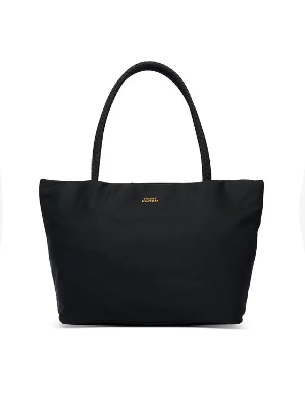 Tommy Hilfiger Tommy Hilfiger Torbica Th Marina Hobo/Tote Nylon AW0AW18862 Crna