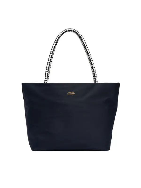 Tommy Hilfiger Tommy Hilfiger Torbica Th Marina Hobo/Tote Nylon AW0AW18862 Tamnoplava