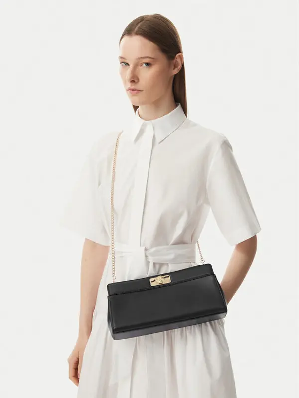 Tommy Hilfiger Tommy Hilfiger Torbica Th Modern Clutch AW0AW18727 Crna