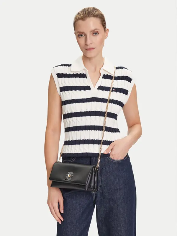 Tommy Hilfiger Tommy Hilfiger Torbica Th Modern Mini Crossover AW0AW17462 Crna