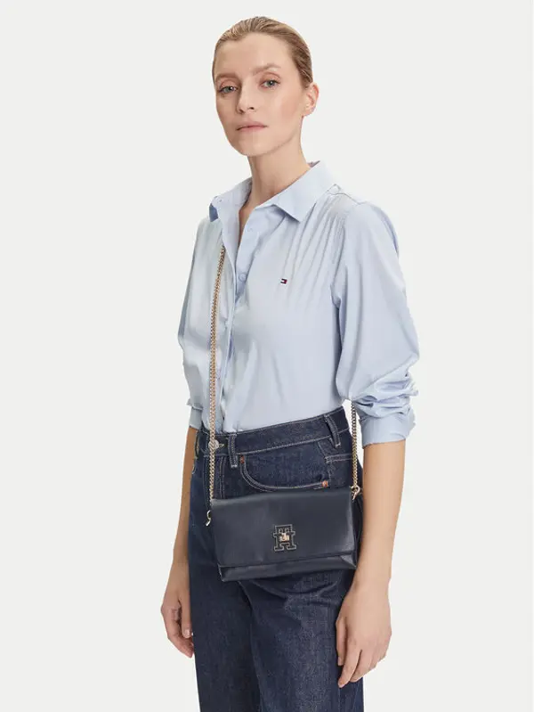 Tommy Hilfiger Tommy Hilfiger Torbica Th Modern Mini Crossover AW0AW17462 Tamnoplava