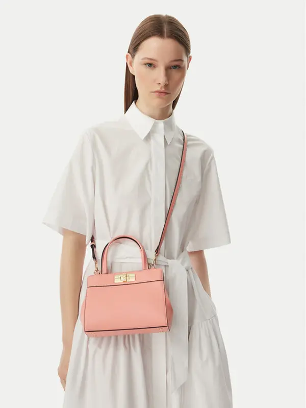 Tommy Hilfiger Tommy Hilfiger Torbica Th Modern Mini Satchel AW0AW18726 Svijetlo roza
