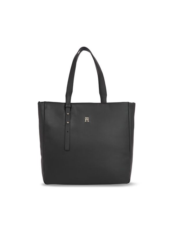 Tommy Hilfiger Tommy Hilfiger Torbica Th Soft Tote AW0AW15527 Crna