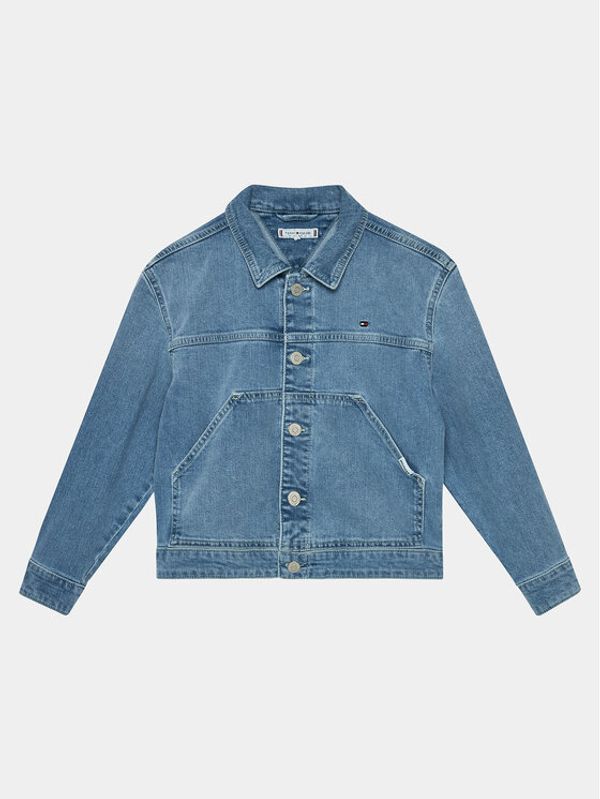 Tommy Hilfiger Tommy Hilfiger Traper jakna Denim Trucker Jacket KG0KG07798 Plava Slim Fit