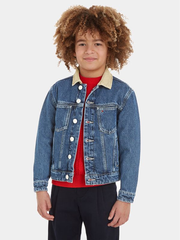 Tommy Hilfiger Tommy Hilfiger Traper jakna KB0KB08624 Plava Relaxed Fit