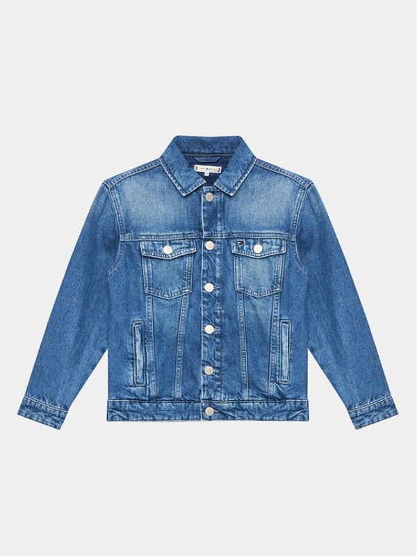 Tommy Hilfiger Tommy Hilfiger Traper jakna KS0KS00404 D Plava Oversize