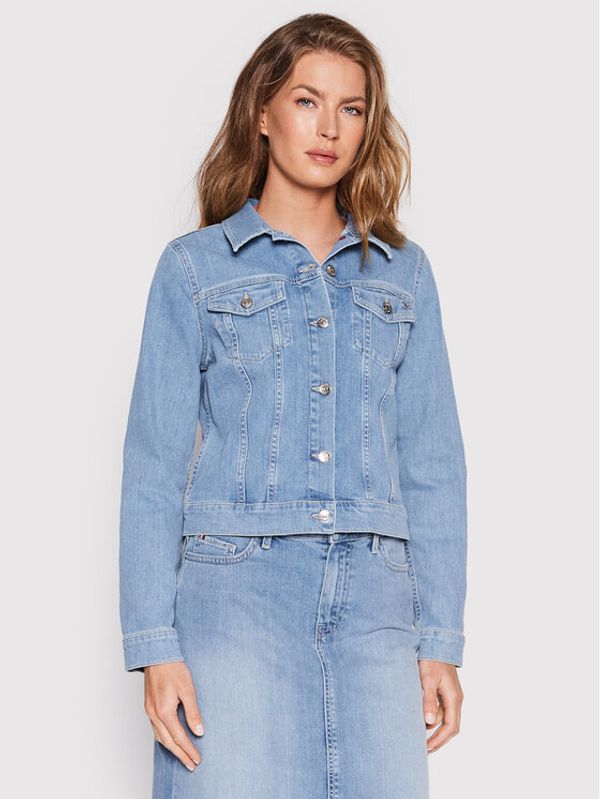 Tommy Hilfiger Tommy Hilfiger Traper jakna WW0WW34582 Plava Slim Fit