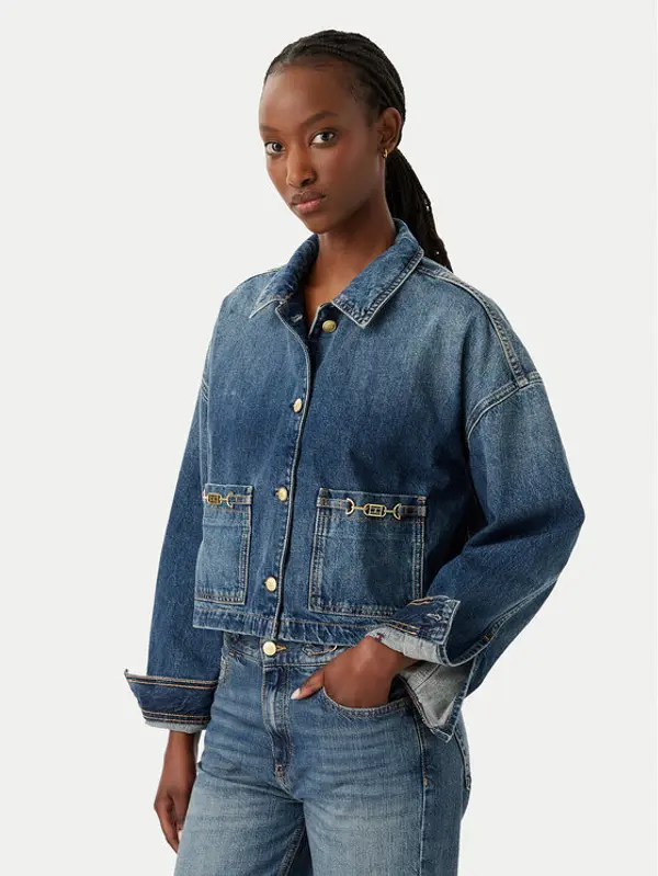 Tommy Hilfiger Tommy Hilfiger Traper jakna WW0WW50962 Plava Regular Fit