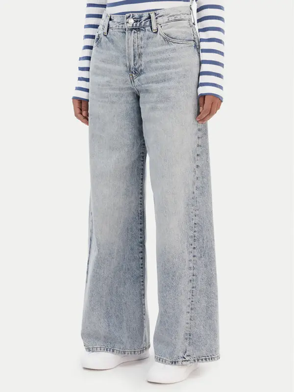 Tommy Hilfiger Tommy Hilfiger Traperice 70's WW0WW48519 Plava Wide Leg