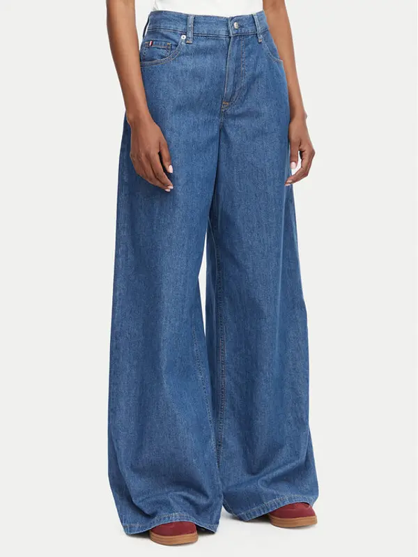 Tommy Hilfiger Tommy Hilfiger Traperice 70'S WW0WW52156 Plava Wide Leg