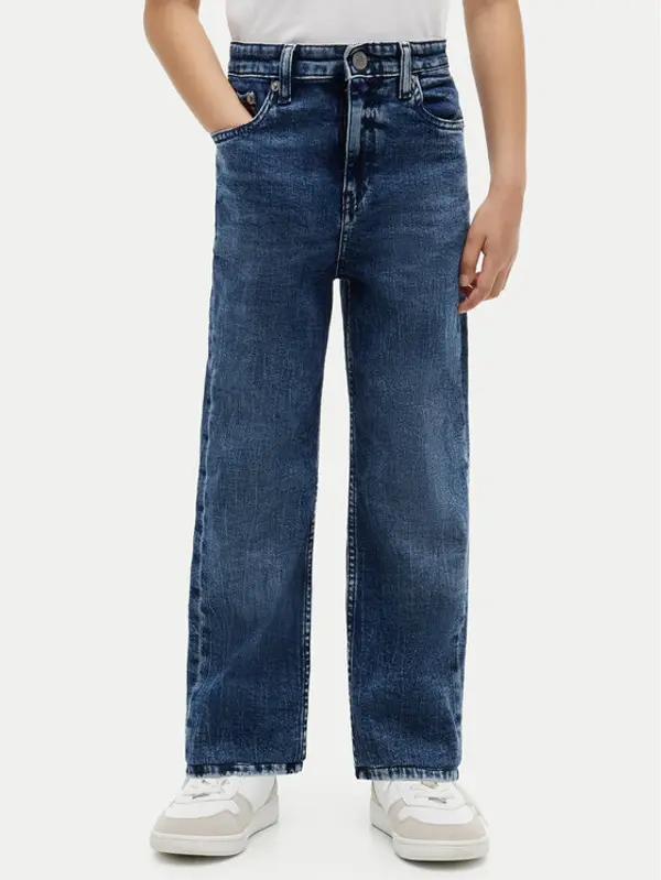 Tommy Hilfiger Tommy Hilfiger Traperice Americana KB0KB10459 Plava Relaxed Fit