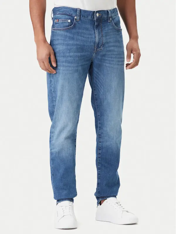 Tommy Hilfiger Tommy Hilfiger Traperice Bleecker Jax Indigo MW0MW42316 Plava Slim Fit