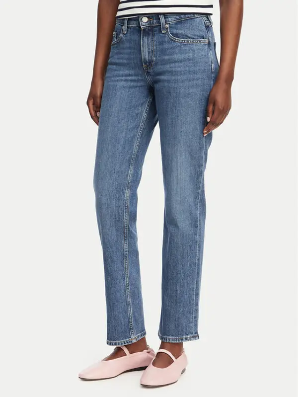 Tommy Hilfiger Tommy Hilfiger Traperice Classic WW0WW42489 Plava Straight Fit