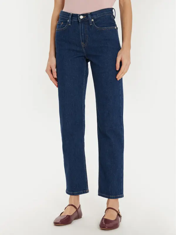 Tommy Hilfiger Tommy Hilfiger Traperice Classic WW0WW43726 Plava Straight Fit
