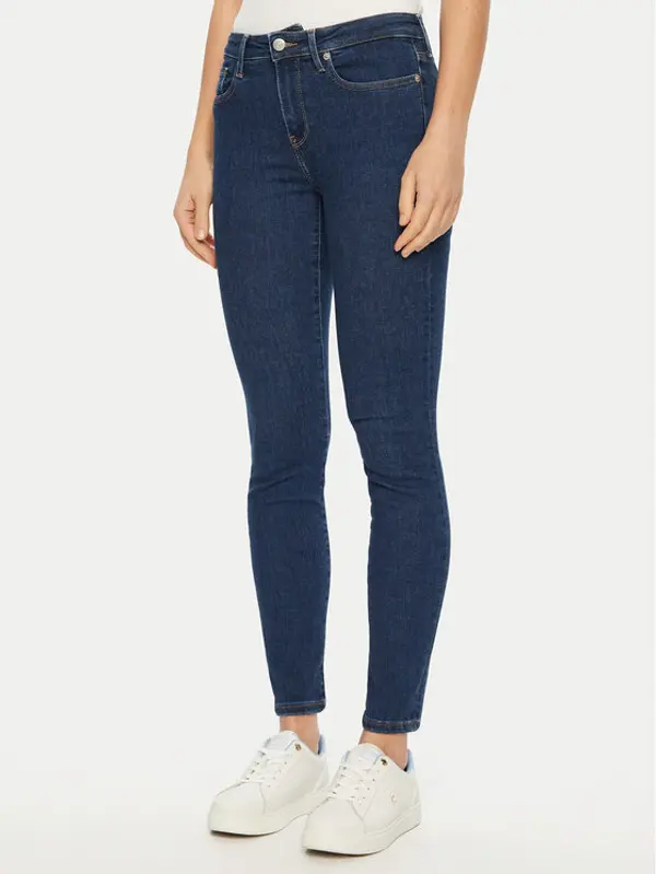 Tommy Hilfiger Tommy Hilfiger Traperice Como WW0WW43727 Tamnoplava Skinny Fit