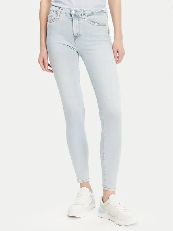 Tommy Hilfiger Tommy Hilfiger Traperice Como WW0WW44369 Plava Skinny Fit