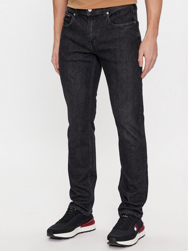 Tommy Hilfiger Tommy Hilfiger Traperice Denton MW0MW33343 Crna Straight Fit