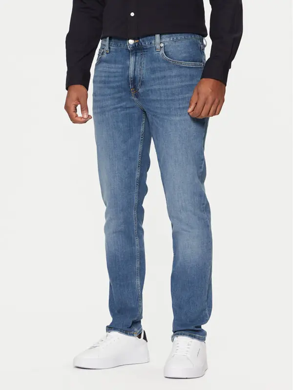 Tommy Hilfiger Tommy Hilfiger Traperice Denton MW0MW39033 Plava Straight Fit