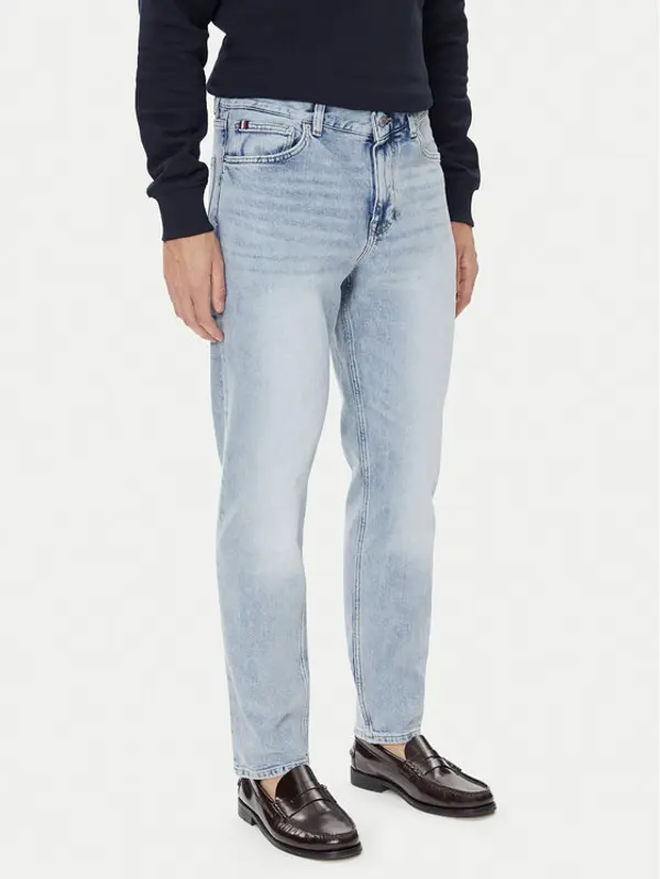 Tommy Hilfiger Tommy Hilfiger Traperice Denton MW0MW39651 Plava Straight Fit