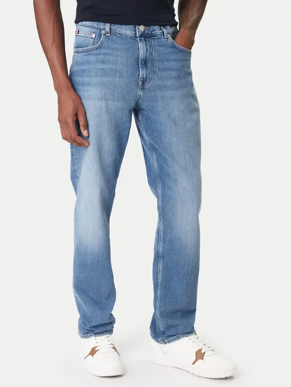 Tommy Hilfiger Tommy Hilfiger Traperice Denton MW0MW41886 Plava Straight Fit
