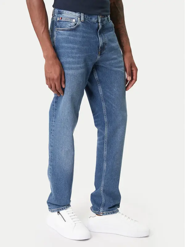 Tommy Hilfiger Tommy Hilfiger Traperice Denton MW0MW41901 Plava Straight Fit