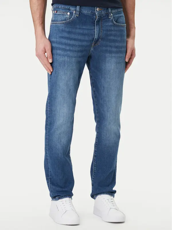 Tommy Hilfiger Tommy Hilfiger Traperice Denton MW0MW42317 Plava Slim Fit