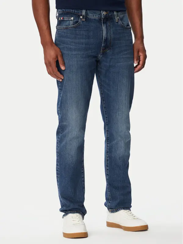 Tommy Hilfiger Tommy Hilfiger Traperice Denton MW0MW44346 Plava Straight Fit