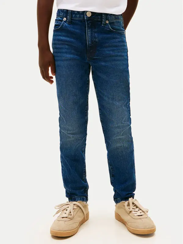 Tommy Hilfiger Tommy Hilfiger Traperice KB0KB10040 D Tamnoplava Straight Fit