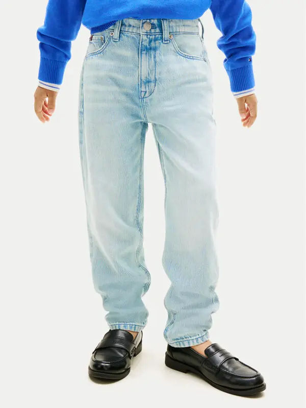 Tommy Hilfiger Tommy Hilfiger Traperice KB0KB10398 Plava Regular Fit
