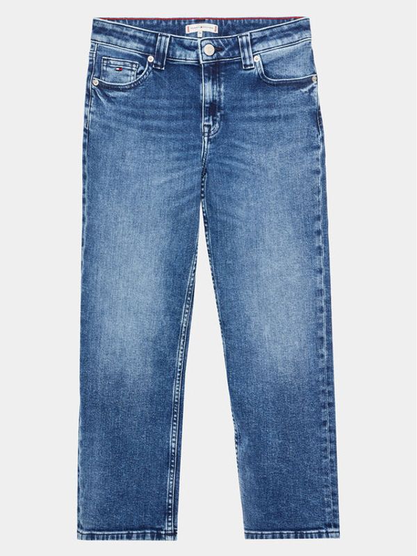 Tommy Hilfiger Tommy Hilfiger Traperice KG0KG07162 D Plava Straight Fit