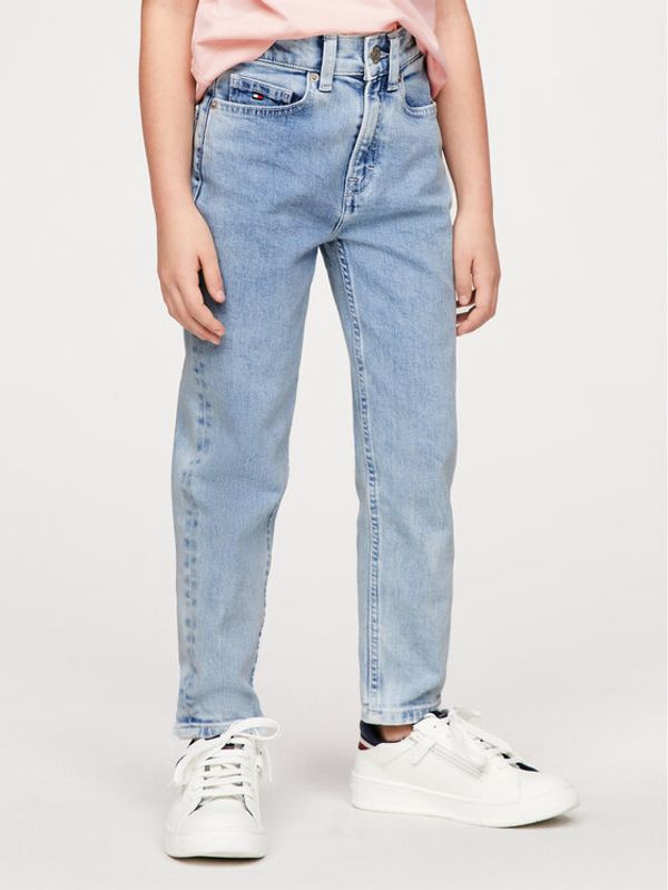 Tommy Hilfiger Tommy Hilfiger Traperice KG0KG07841 Plava Tapered Fit