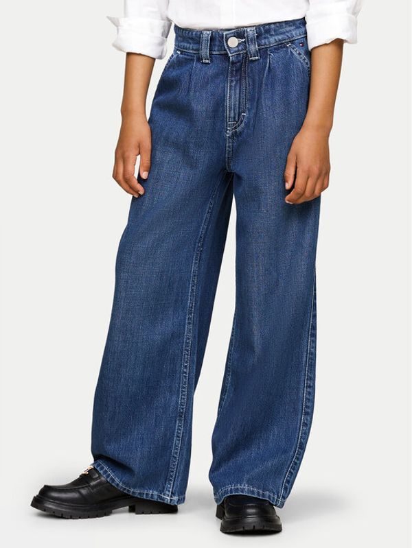 Tommy Hilfiger Tommy Hilfiger Traperice KG0KG08144 Plava Loose Fit