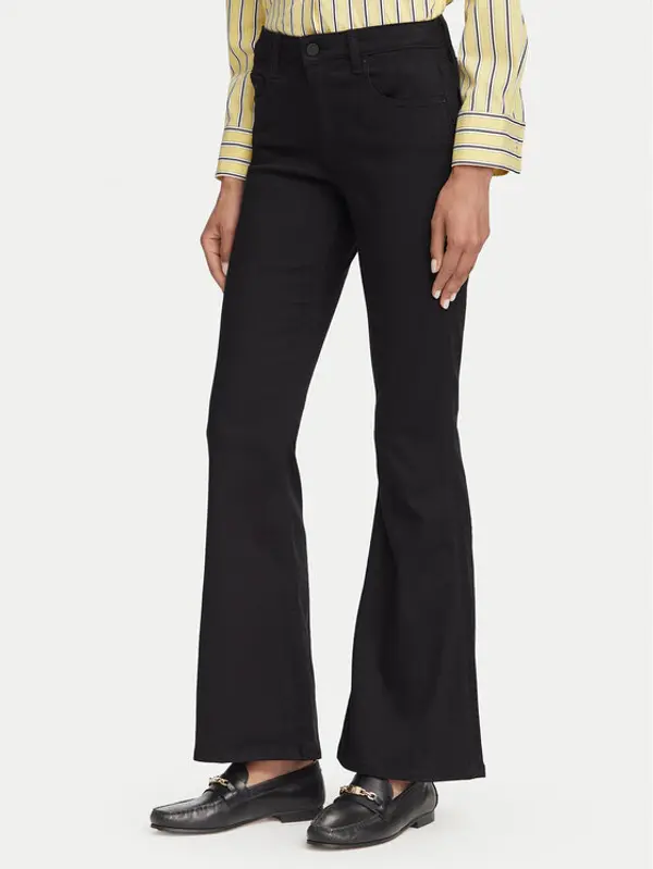 Tommy Hilfiger Tommy Hilfiger Traperice Luna WW0WW52186 Crna Flare Fit