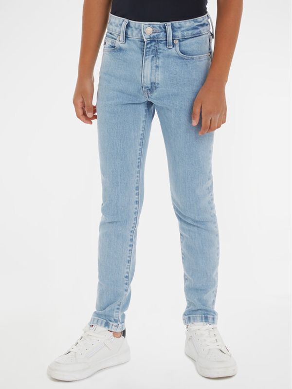 Tommy Hilfiger Tommy Hilfiger Traperice Modern KB0KB08910 Plava Straight Fit